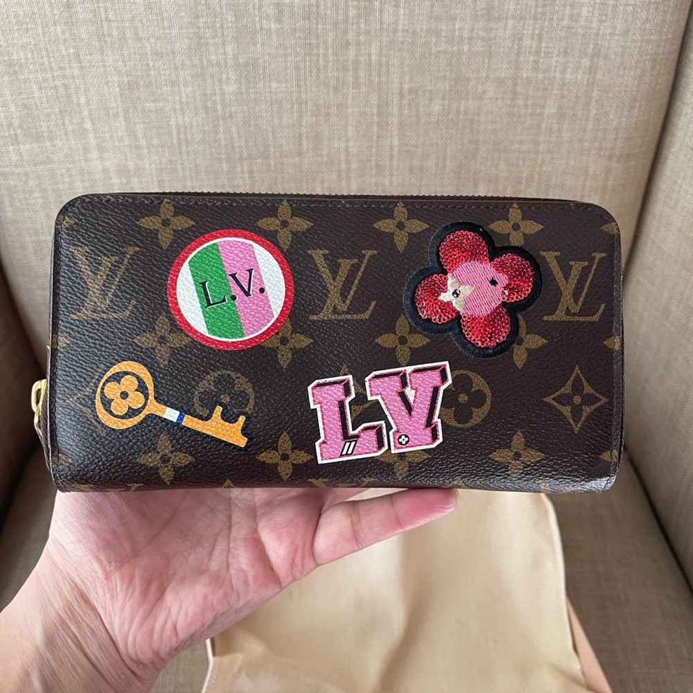 Authentic LOUIS VUITTON Monogram Printed Zippy Zip Around Long Wallet CA3178 - Picture 2 of 16